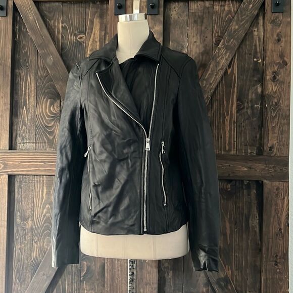 Lauren Ralph Lauren Soft lamb leather jacket Sz-Small - Picture 3 of 16